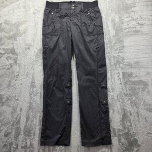 Athleta Pants Womens 8 Stretch Cargo Hiking Travel Outdoor Adjustable Drawstring